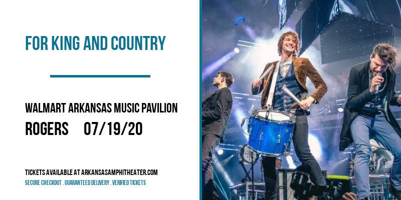 For King and Country at Walmart Arkansas Music Pavilion