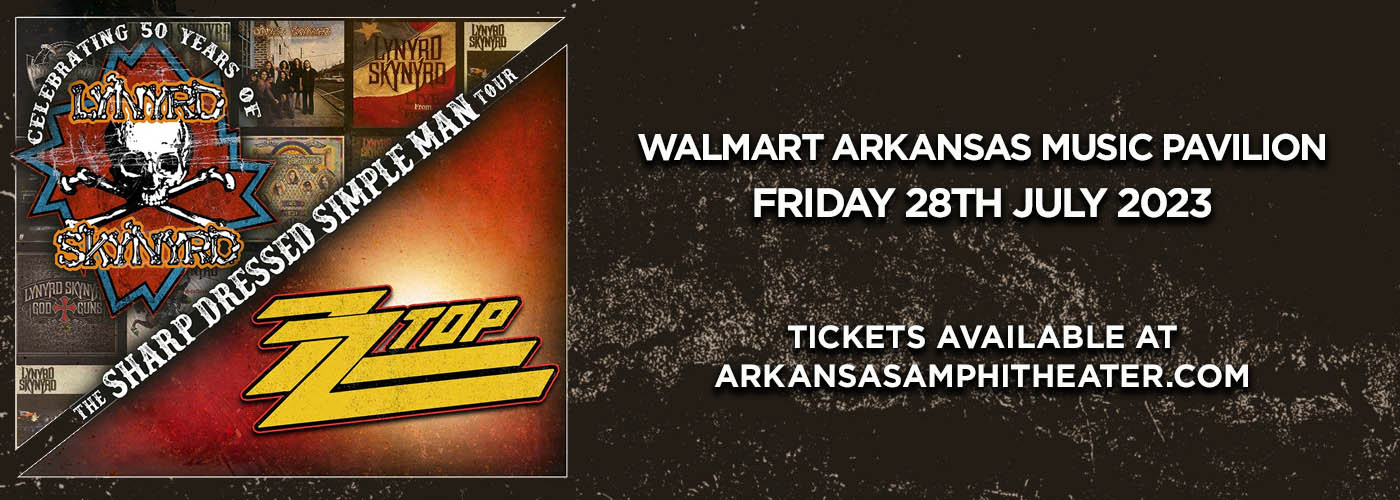 Lynyrd Skynyrd & ZZ Top at Walmart Arkansas Music Pavilion
