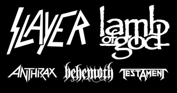 Slayer, Lamb of God & Anthrax at Walmart Arkansas Music Pavilion