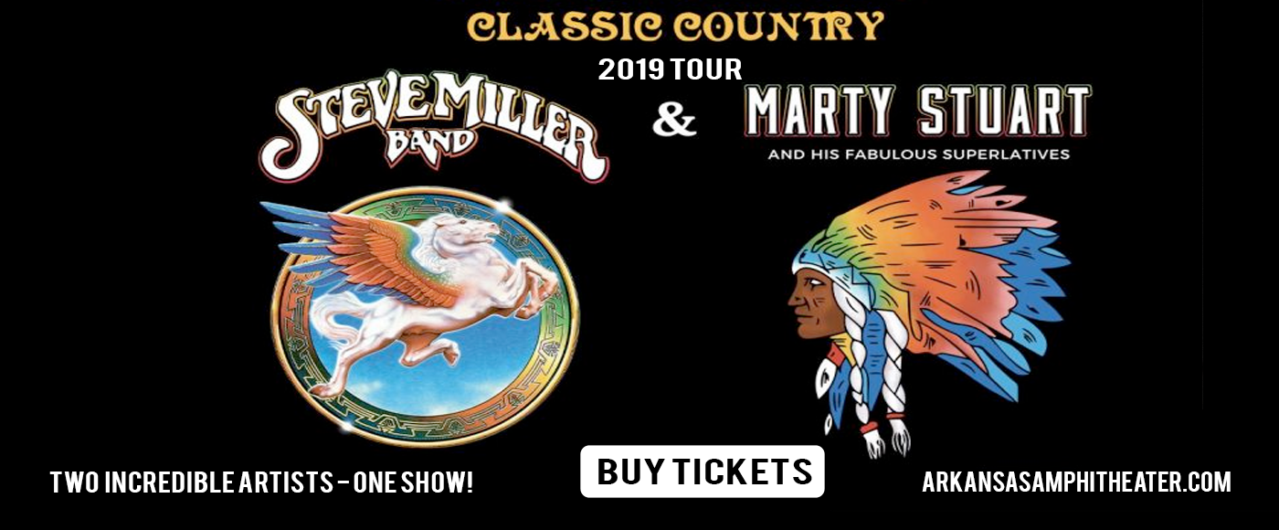 Steve Miller Band & Marty Stuart at Walmart Arkansas Music Pavilion