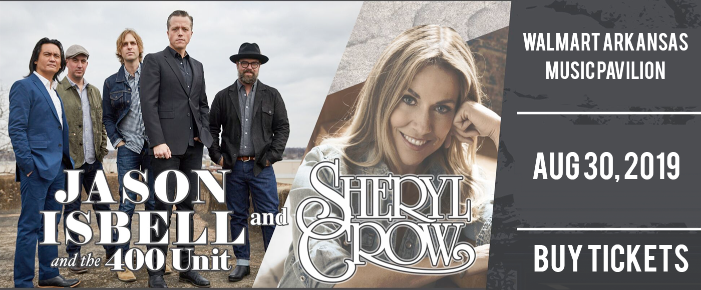 Sheryl Crow & Jason Isbell and The 400 Unit at Walmart Arkansas Music Pavilion