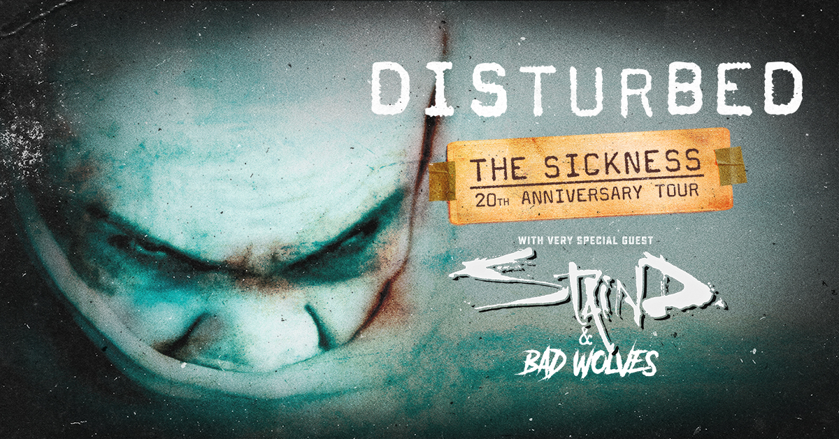 Disturbed, Staind & Bad Wolves [CANCELLED] at Walmart Arkansas Music Pavilion