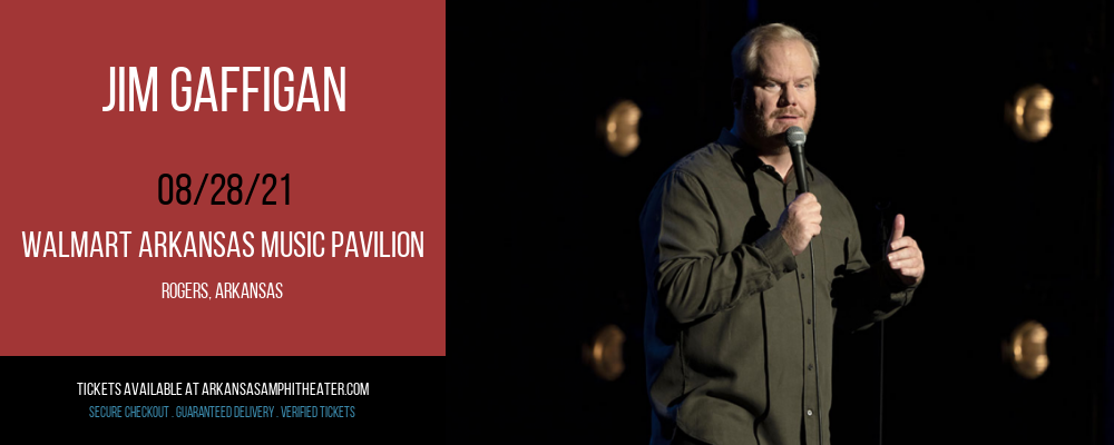 Jim Gaffigan at Walmart Arkansas Music Pavilion