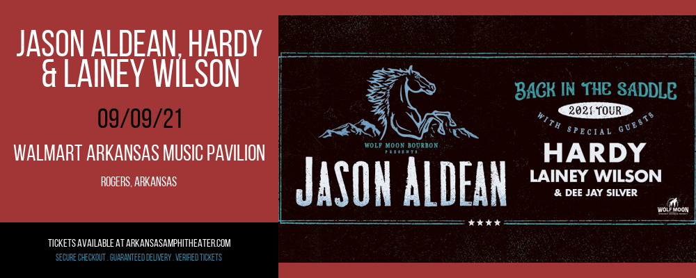 Jason Aldean, Hardy & Lainey Wilson at Walmart Arkansas Music Pavilion