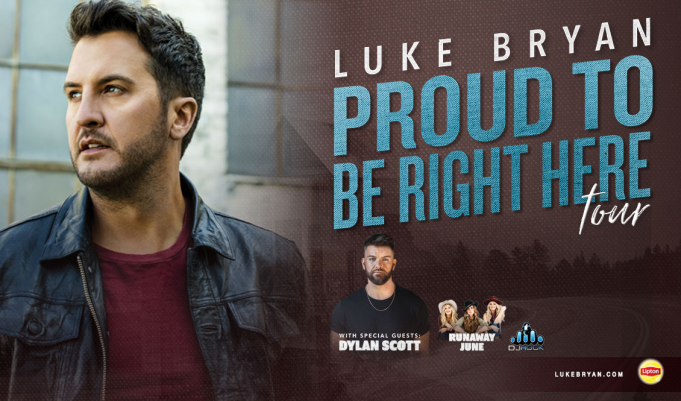 Luke Bryan, Dylan Scott & Runaway June at Walmart Arkansas Music Pavilion