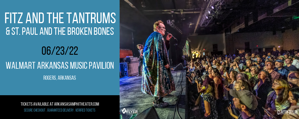 Fitz and The Tantrums & St. Paul and The Broken Bones at Walmart Arkansas Music Pavilion