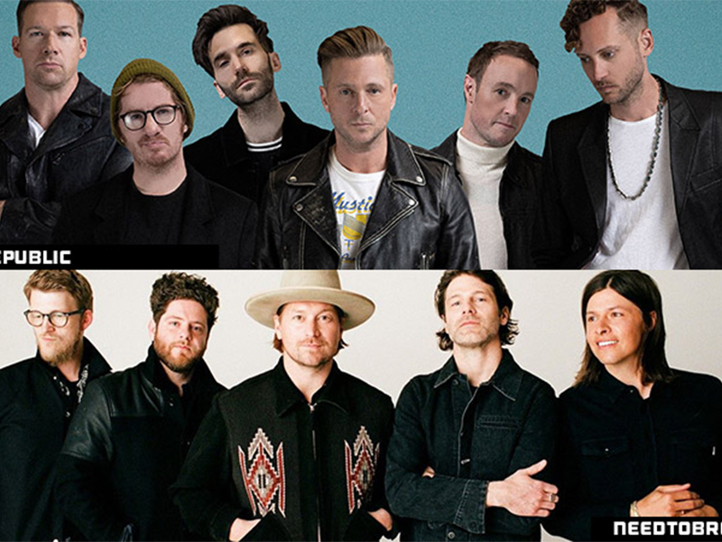 OneRepublic & Needtobreathe at Walmart Arkansas Music Pavilion