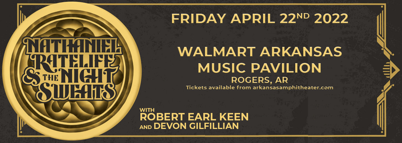 Nathaniel Rateliff and The Night Sweats: The Future Tour with Robert Earl Keen & Devon Gilfillian at Walmart Arkansas Music Pavilion
