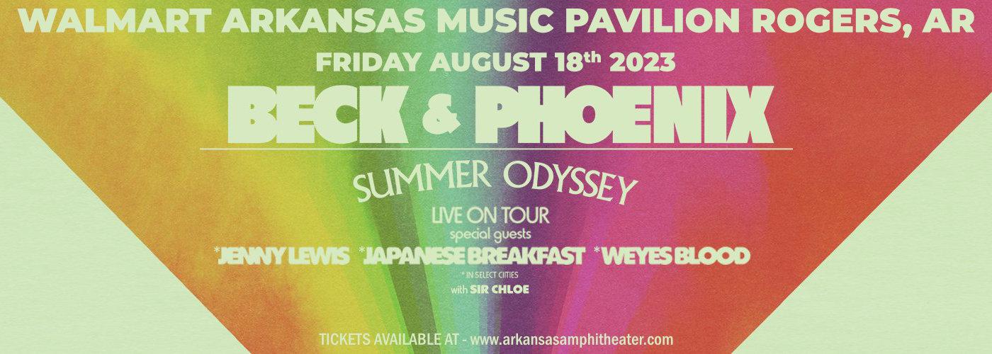 Beck & Phoenix at Walmart Arkansas Music Pavilion