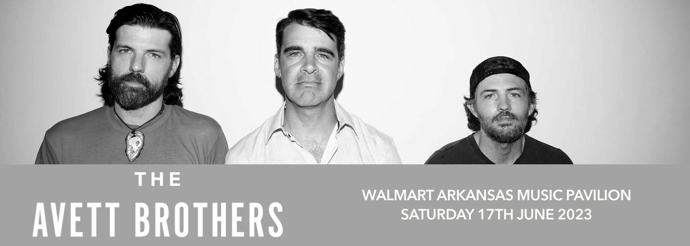 The Avett Brothers at Walmart Arkansas Music Pavilion