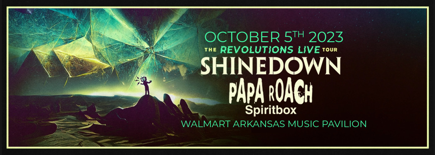 Shinedown: The Revolutions Live Tour with Papa Roach & Spiritbox at Walmart Arkansas Music Pavilion