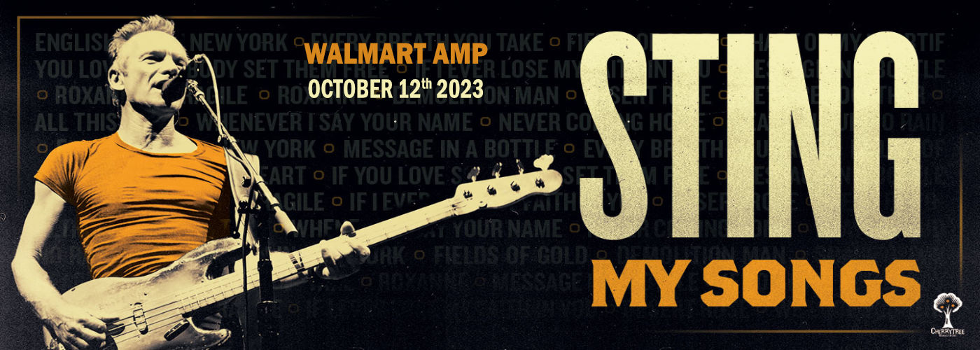 Sting at Walmart Arkansas Music Pavilion