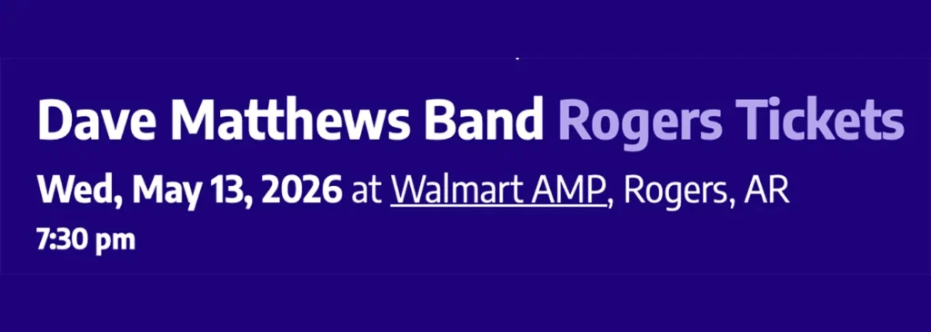 Dave Matthews Band at Walmart AMP