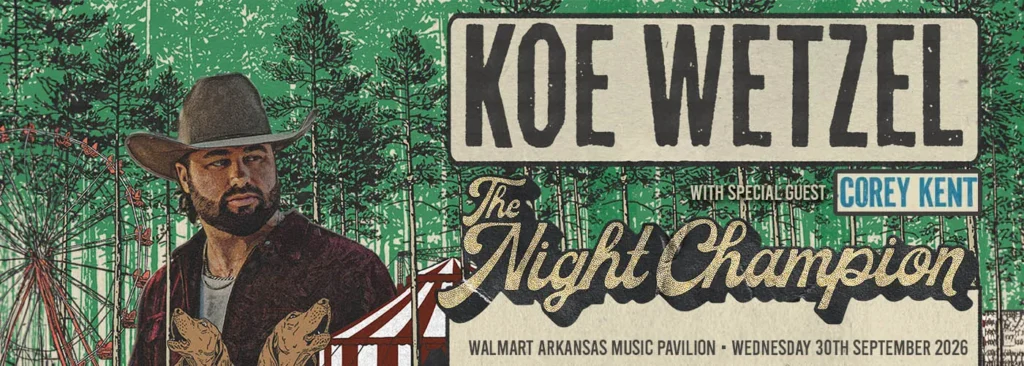 Koe Wetzel & Corey Kent at Walmart AMP